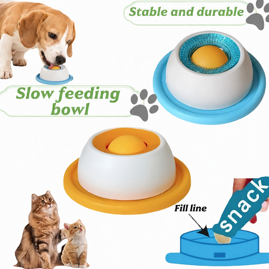 LickBowl — 2-in-1 Slow Feeder & Lick Bowl for Dogs and Cats | Anti-Slip | Mental Enrichment