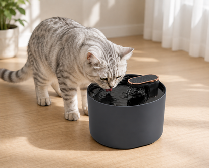 Automatic Cat Water Fountain 3L | Ultra-Quiet USB Pet Water Dispenser with Auto Sensor & Carbon Filter for Cats & Dogs