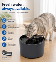 Automatic Cat Water Fountain 3L | Ultra-Quiet USB Pet Water Dispenser with Auto Sensor & Carbon Filter for Cats & Dogs
