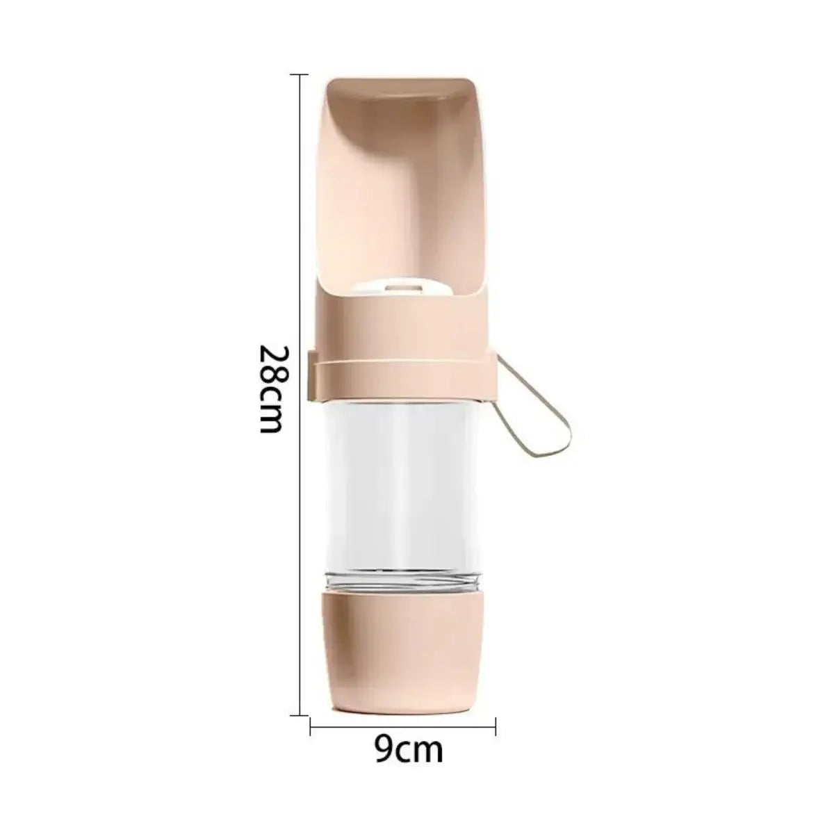 WalkPaw — 2-in-1 Portable Dog Water Bottle & Food Container | Leak-Proof | Perfect for Walks & Travel