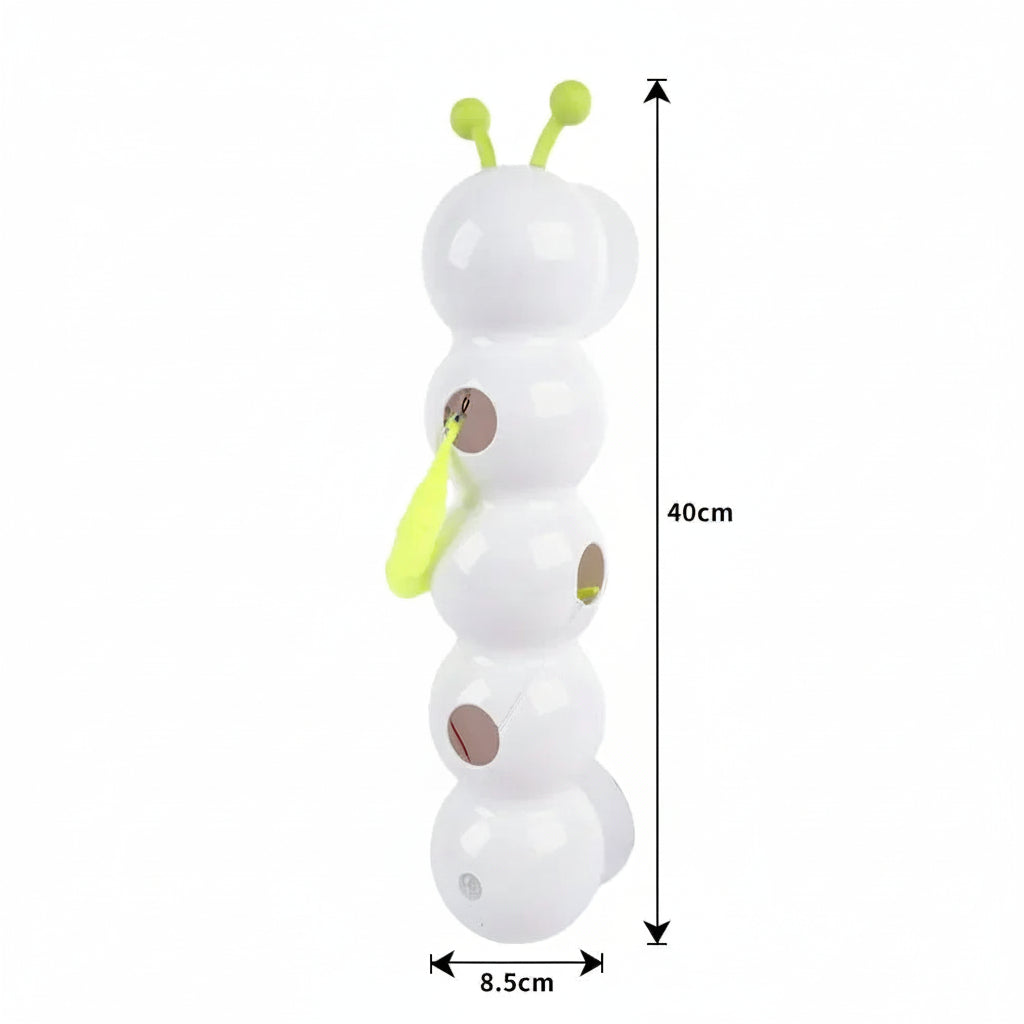WiggleWorm — Automatic Motion Cat Toy | Self-Rotating Worm & Tail | Keeps Cats Busy for Hours
