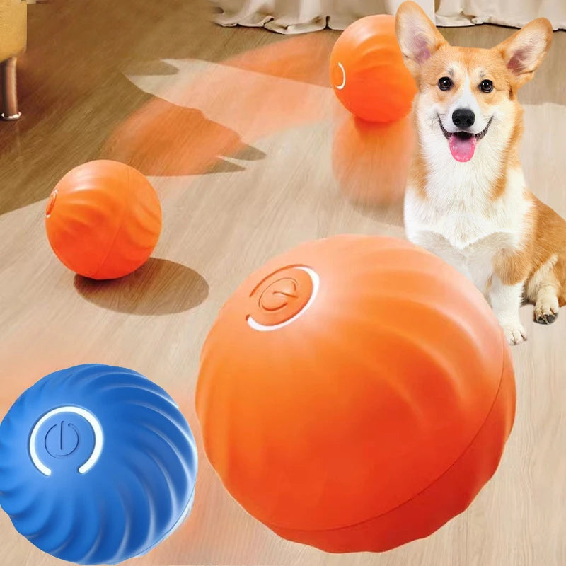 BouncePaw — Automatic Jumping & Rolling Dog Ball | USB Rechargeable | Smart Interactive Toy
