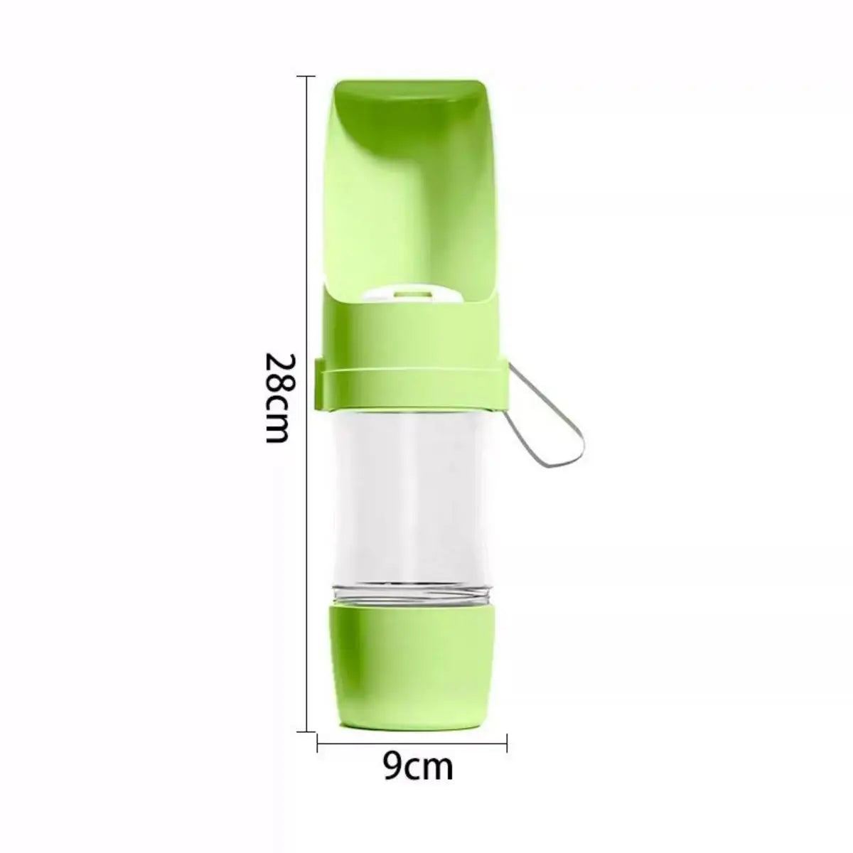 WalkPaw — 2-in-1 Portable Dog Water Bottle & Food Container | Leak-Proof | Perfect for Walks & Travel