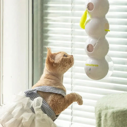 WiggleWorm — Automatic Motion Cat Toy | Self-Rotating Worm & Tail | Keeps Cats Busy for Hours