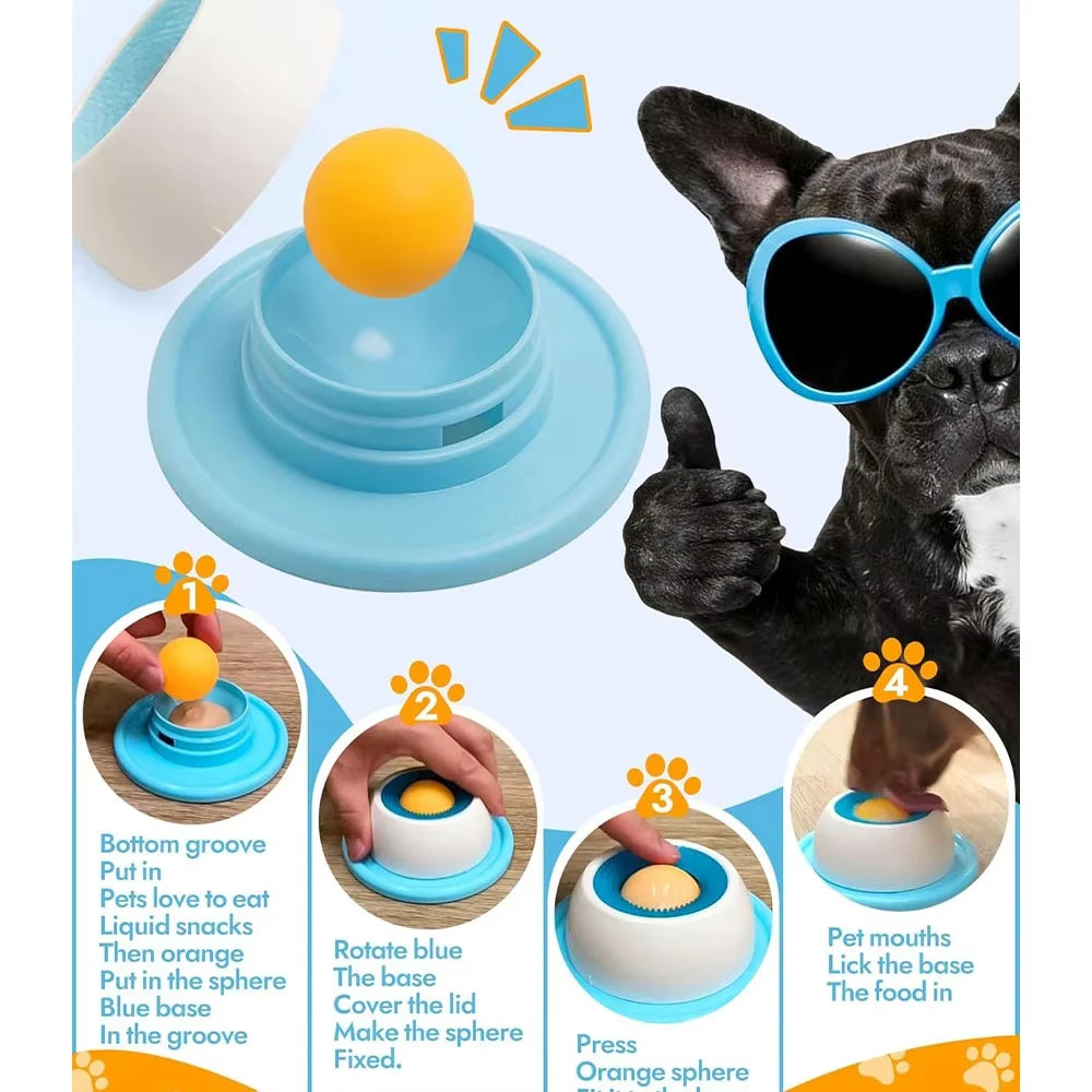 LickBowl — 2-in-1 Slow Feeder & Lick Bowl for Dogs and Cats | Anti-Slip | Mental Enrichment