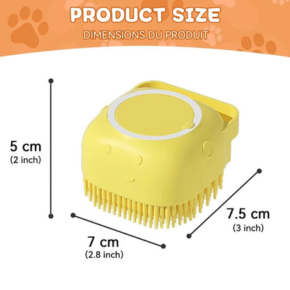 SoapPaw — 2-in-1 Silicone Bath Brush & Soap Dispenser for Dogs and Cats