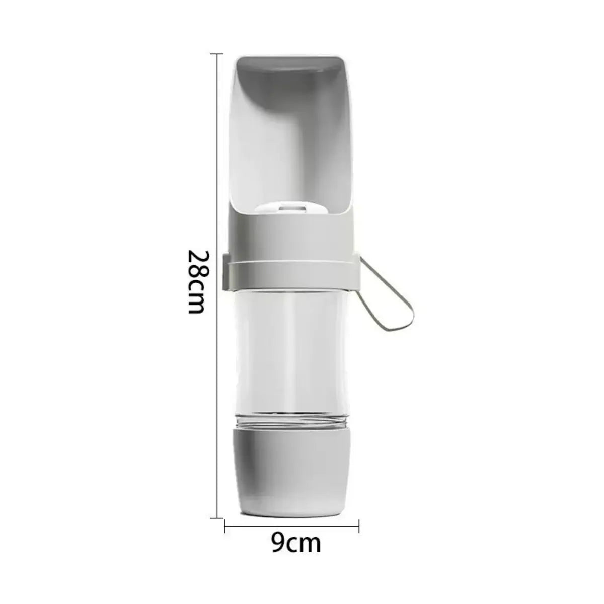 WalkPaw — 2-in-1 Portable Dog Water Bottle & Food Container | Leak-Proof | Perfect for Walks & Travel