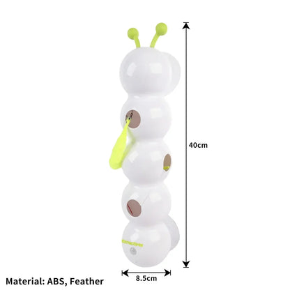 WiggleWorm — Automatic Motion Cat Toy | Self-Rotating Worm & Tail | Keeps Cats Busy for Hours